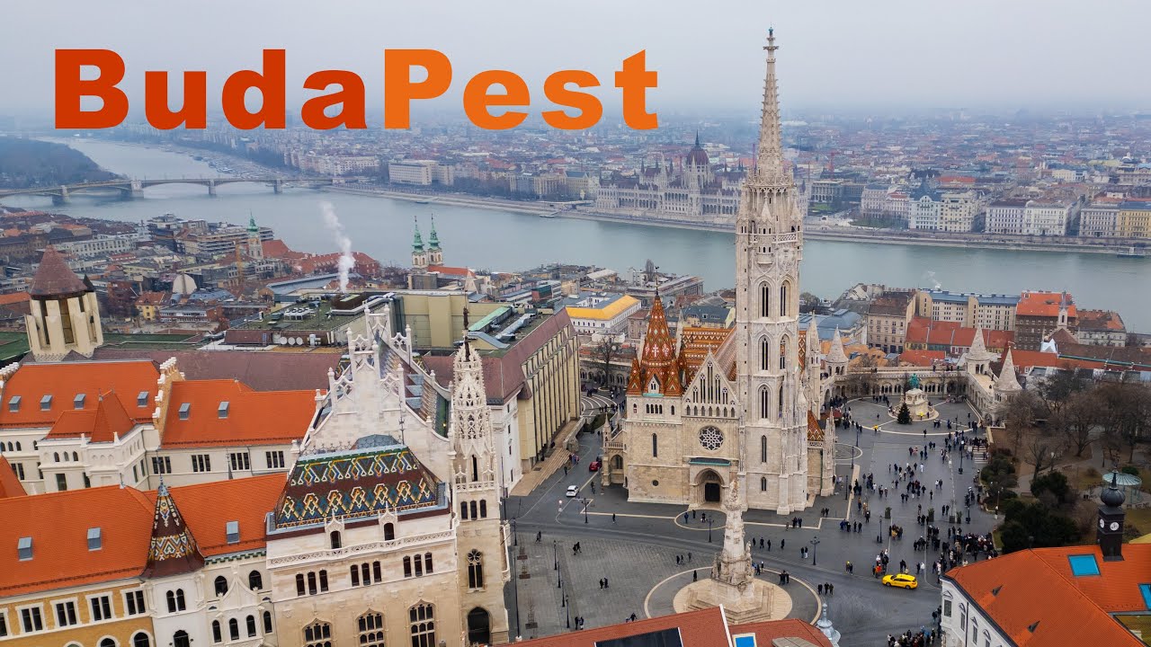 Budapest - cinematic drone video 4K