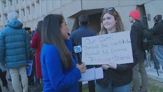 HUD federal employees rally against budget cuts