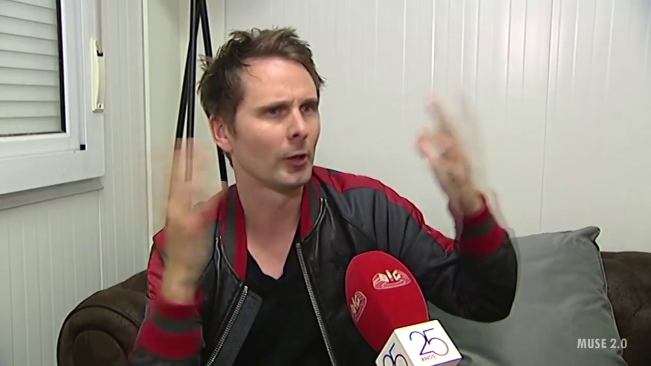 Muse - Interview with Matt Bellamy (Rock in Rio), in Lisbon 2018 [New Single: 'Something Human']