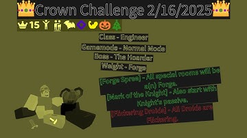 Crown Challenge 2/16/2025 - Randomly Generated Droids