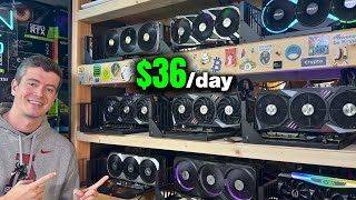 J'ai construit une ferme minière d'IA de 13 000 $ en 2025