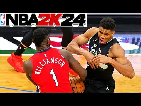 NBA 2K24 Bucks vs Pelicans Full Gameplay! (NO COMMENTARY) - YouTube