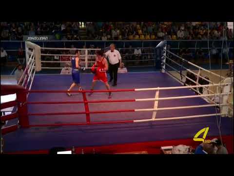 Boxing May 3,2018 Champions Georgia final (75kg) RED Giorgi Manjavidze  VS BLUE Gela Abashidze.