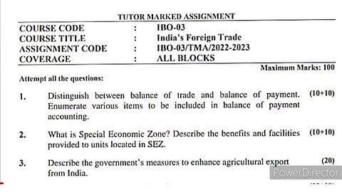 IBO 03 Solved Assignment 2022-23 | IBO 03 Solved Assignment 2023 | IBO 03 Assignment Solution 2023