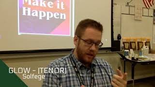 Glow - Eric Whitacre - Tenor (solfege)