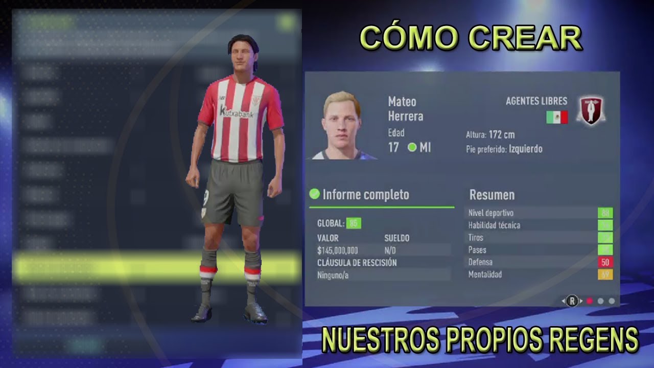 CÓMO CREAR NUESTROS REGENS? FIFA 22 YouTube