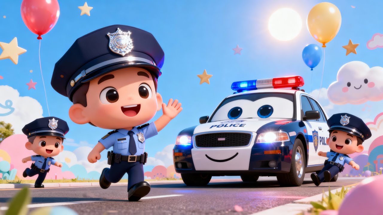Police Patrol Team | Learn Good Habits with Little Policeman | Nursery Rhymes &Kids Songs | Babyland