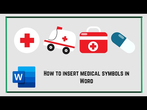 How to insert medical symbols in Word [Hindi]