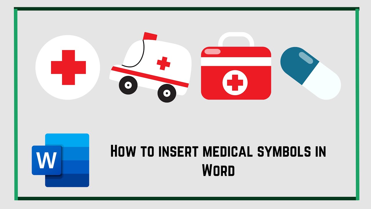 How to insert medical symbols in Word [Hindi]