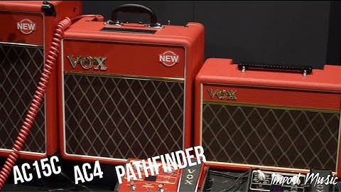 Red AC15, AC4 & Pathfinder by Vox, presented by Freddy Demarco @NAMM2015