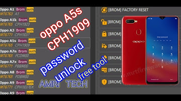 oppo A5s CPH1909 pattern ,password  unlock || with free unlock tool  || free tool download 👌👍