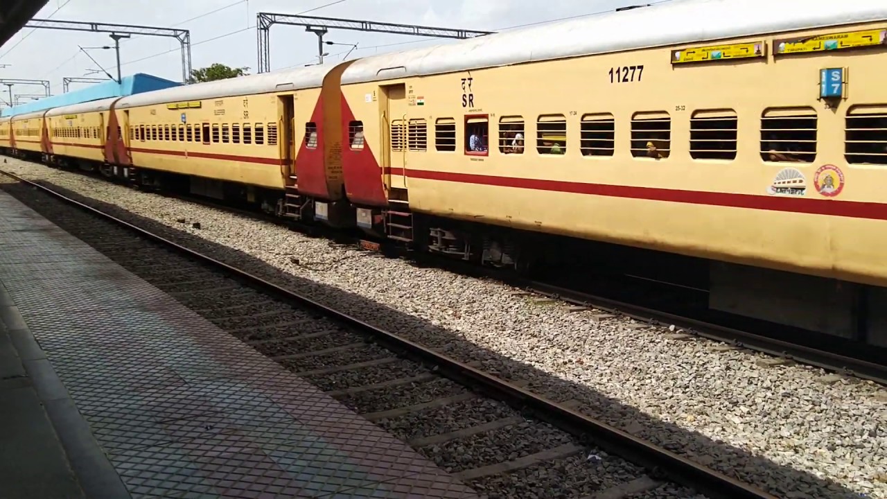 Utkrisht Rakes Tirupati to Rameswaram (Meenakshi) Express Gets Utkrisht rakes - YouTube