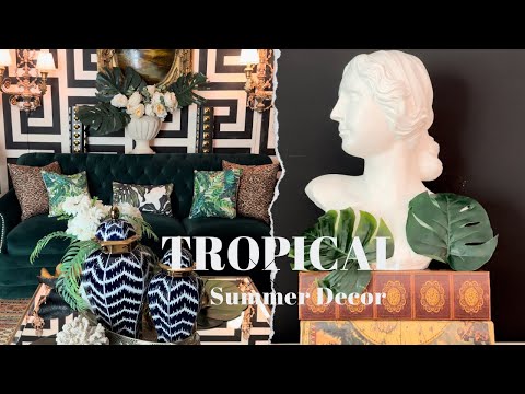 Tropical Interior Design: Living Room Decor with Tropical Style