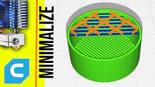 Minimalizing infill in Cura