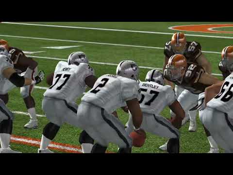 Sunday Night Showdown - Madden 08 PC Raiders Franchise - Week 4 Season 3 at Cleveland
