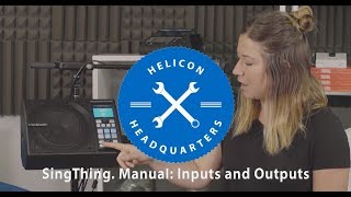 SingThing. Manual E3: Inputs and Outputs