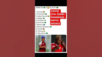 KIKOSI CHA SIMBA WAMEANZA WAPYA WATANO 