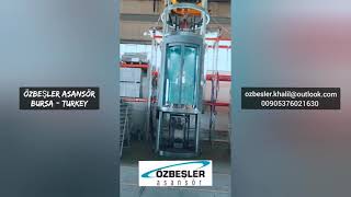 Panoramic elevator circular door ,مصعد بانورامي باب دائري --ÖZBEŞLER ASANSÖR