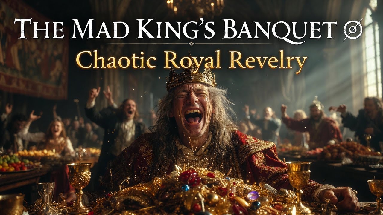 The Mad King's Banquet 🍷 | Upbeat Medieval Palace Music & Bardic Folk