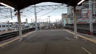 2020年9月18日　JR明石駅電車線プラットホーム、東端
