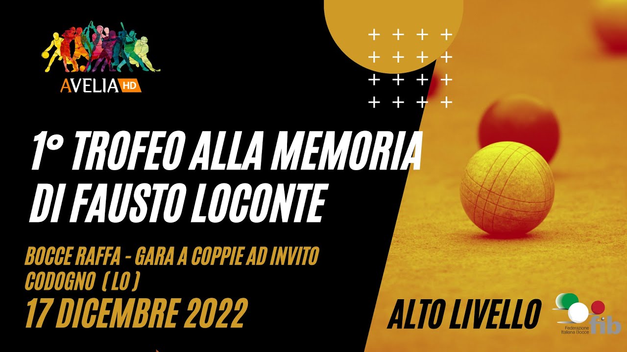 Bocce Raffa - 1° TROFEO alla Memoria di FAUSTO LOCONTE