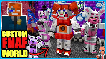 Opening a custom FNAF Sister Location in Minecraft (Management Wanted)