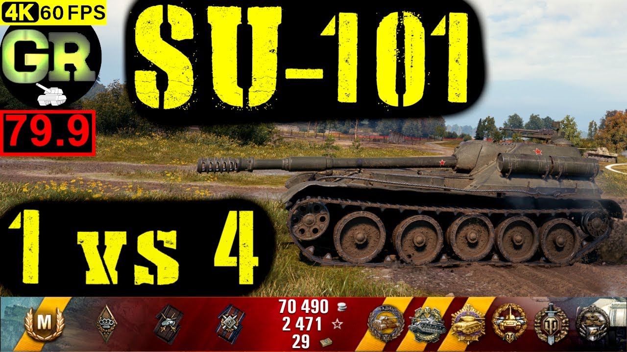 80_World of Tanks SU-101 WoT Replay - 10 Kills 5.1K DMG(Patch 1.4.0)