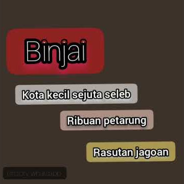 story whatsapp nya buat anak binjai 😁