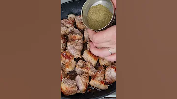 Как пожарить мясо, чтобы было сочным и мягким!