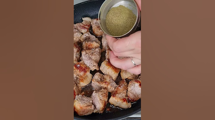 Как пожарить мясо, чтобы было сочным и мягким!