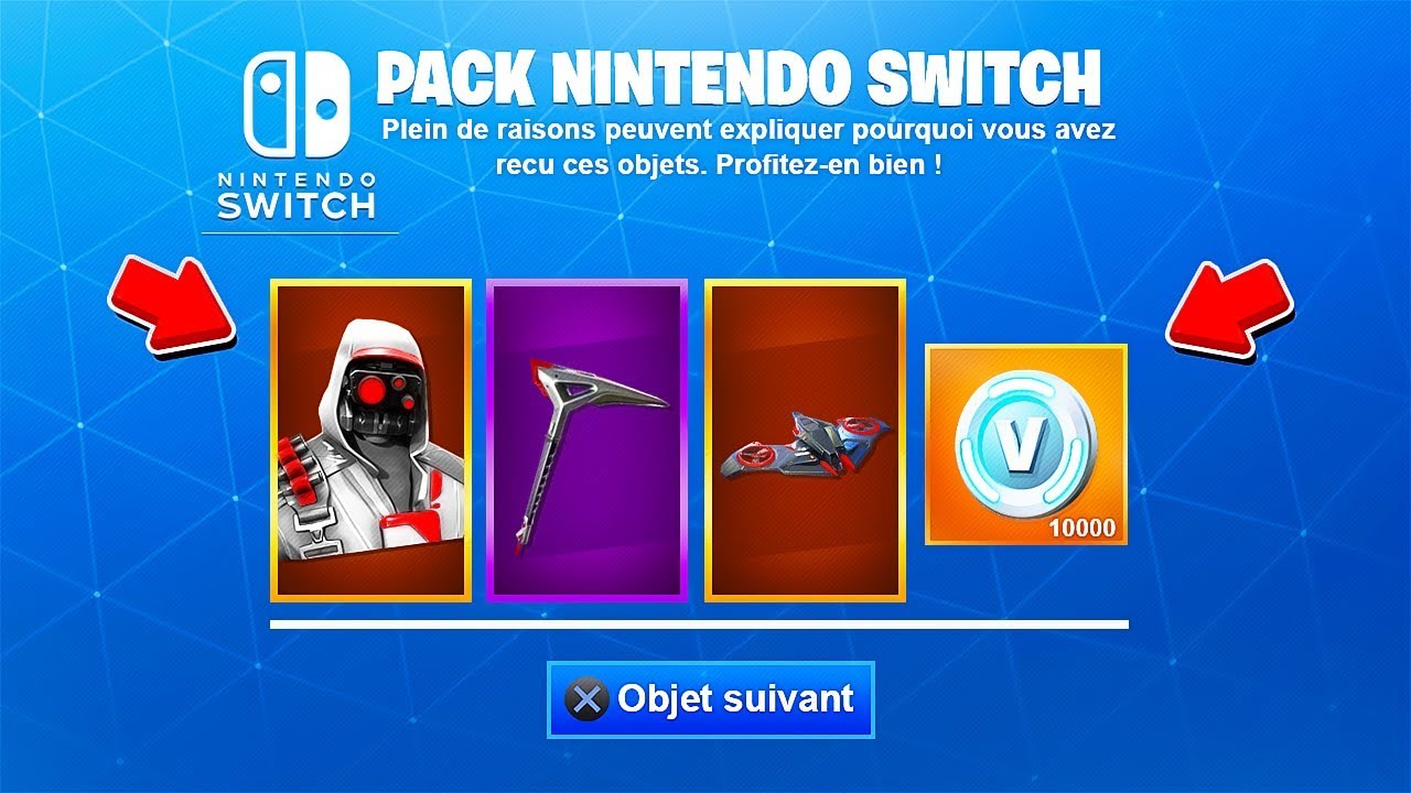 comment avoir le pack de skin nintendo switch sur fortnite battle royale saison 6 - code triche fortnite nintendo switch