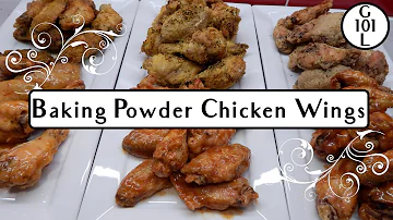 What can I use instead of baking powder for wings?