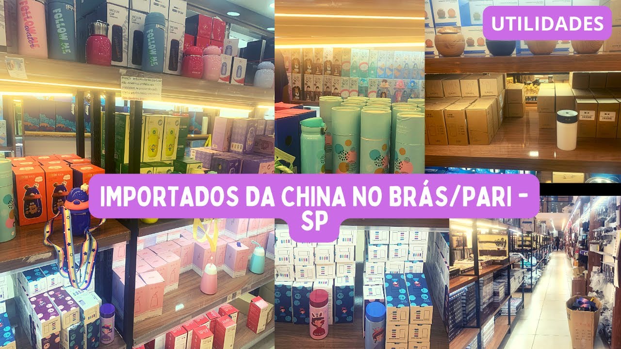 Tour por loja de IMPORTADOS DA CHINA no Pari/Brás Produtos INCRÍVEIS