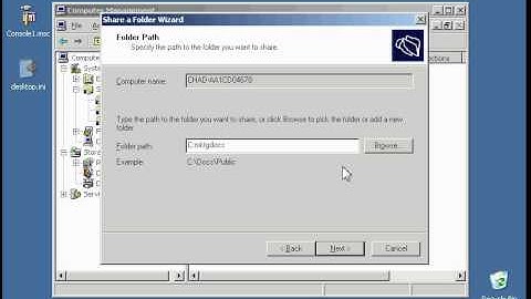 Creating and Viewing Shared Folders Using Computer Management.avi