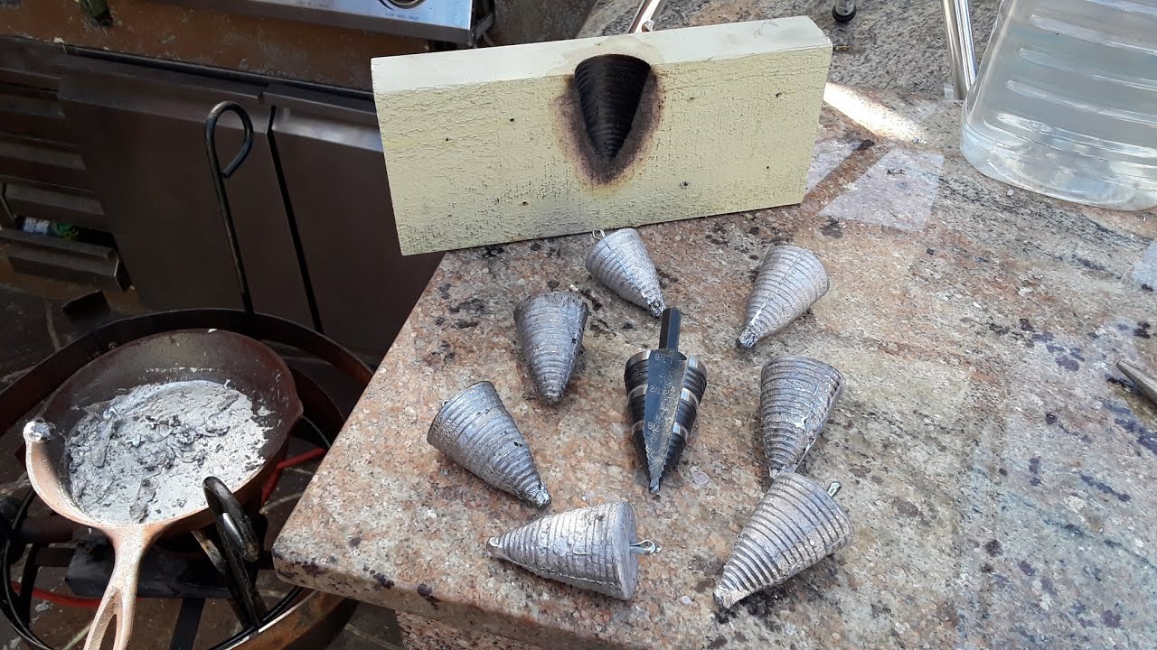 COMO HACER PLOMOS DE PESCA EN CASA