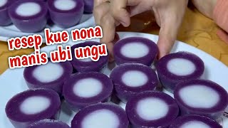 resep kue nona manis ubi ungu takaran gelas