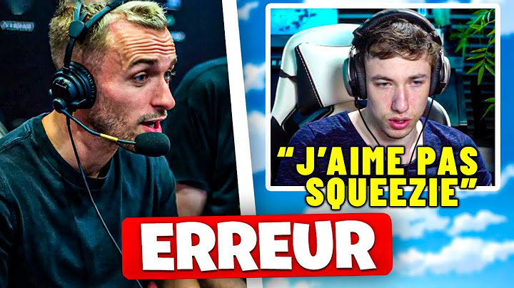 SQUEEZIE ET SARDOCHE, LE DRAMA...(ZEvent)