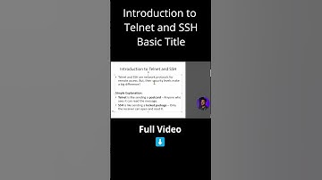 Telnet vs SSH: Security Matters! #shorts