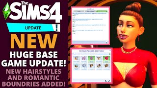 AMAZING NEW BASE GAME UPDATE IN THE SIMS 4!