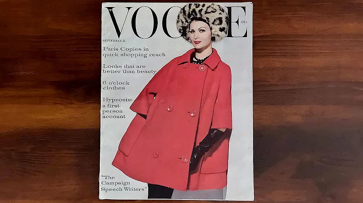 Vogue September 15, 1960 Paris Copies, Marilyn Monroe, Clark Gable | ASMR Magazine Flip Through