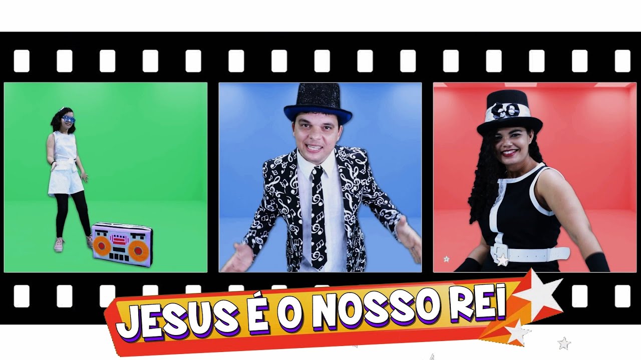 JESUS É O NOSSO REI ♪ Turma Kids e Cia