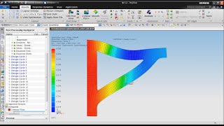 Simcenter 3D Parametric Optimization of a Bracket Profile