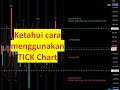 TICK chart mengukur pergerakan kenaikan &amp; penurunan index US market | Ketahui Cara menggunakannya