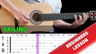 Download Lagu SAILING | Easy guitar melody lesson for beginners (with tabs) - Rod Stewart MP3 Download Lagu SAILING | Easy guitar melody lesson for beginners (with tabs) - Rod Stewart MP3
