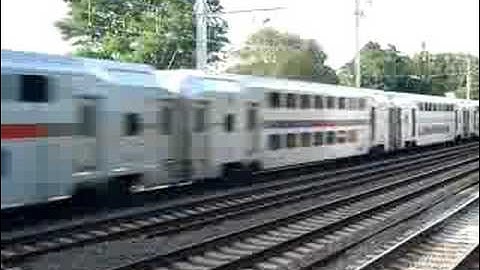 NJ Transit bilevel train