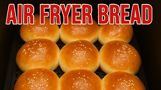 Homemade Burger Buns in Air Fryer 🔥 | Soft & Fresh Dinner Rolls 🍔✨