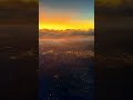#Sunset above the #clouds flying