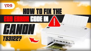 How to Fix the E59 Error Code in Canon TS3122? #errorcode #printererror