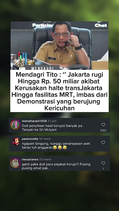 Kerugian Jakarta akibat demontrasi yang berujung kericuhan