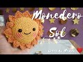 Cómo tejer monedero Sol / hacer monedero sol tejido a crochet amigurumi